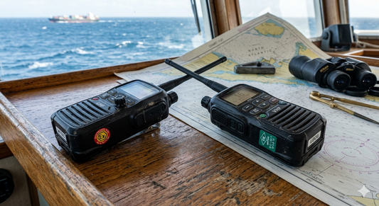UHF vs VHF Intrinsically Safe Handheld Marine Radios: A Lifeline in the Maritime Environment